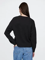 100% Cotton Relaxed Sweater