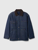 Heavyweight Denim Lined Chore Jacket