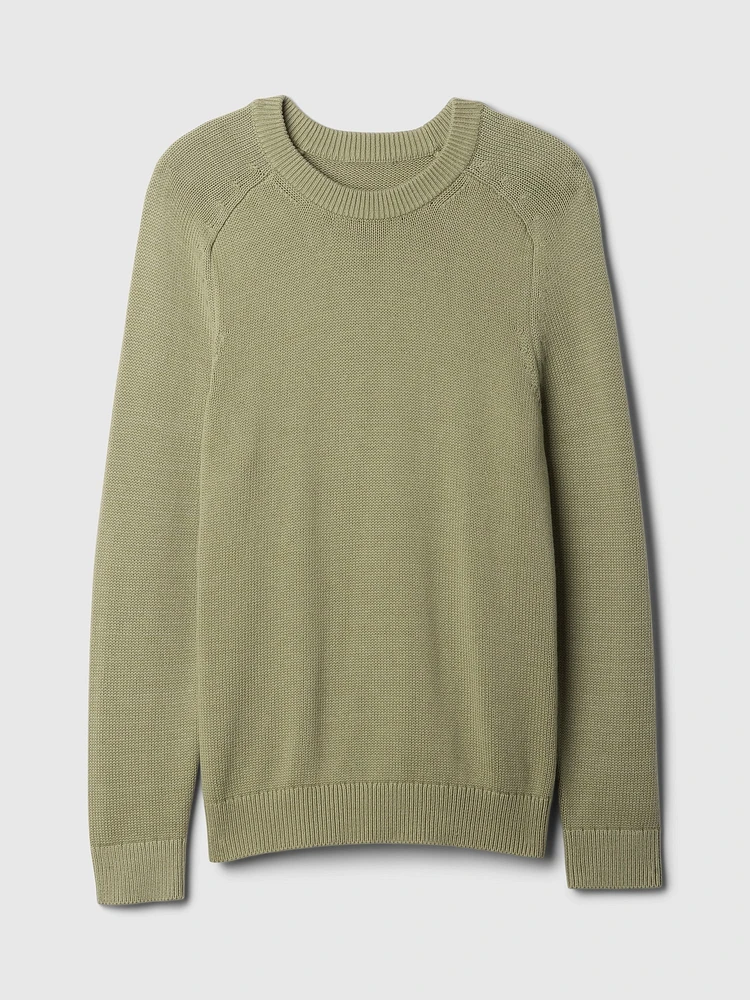 Raglan Crewneck Sweater