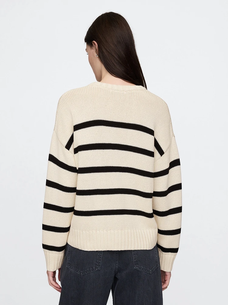 100% Cotton Relaxed Sweater