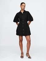 Bubble Mini Shirtdress