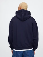 Oversized Chenille Logo Hoodie