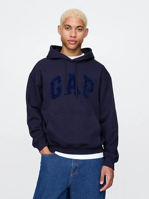 Oversized Chenille Logo Hoodie