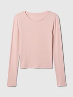 Modern Rib Cropped T-Shirt