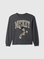 Gap × Kids Mickey Mouse Distressed Graphic T-Shirt