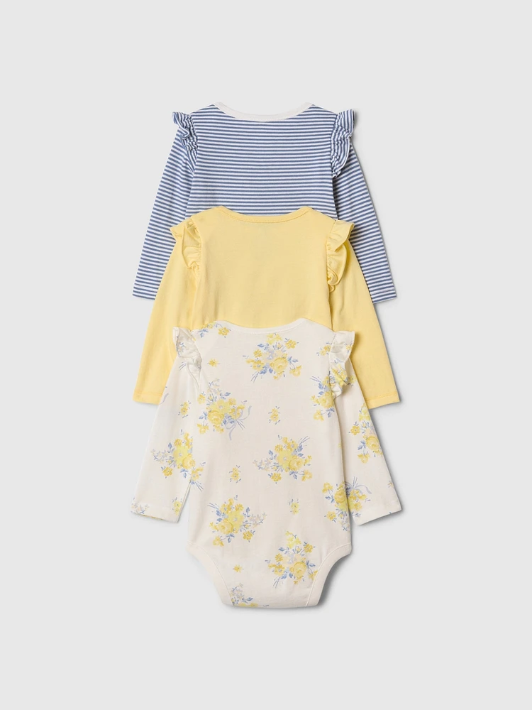 Baby First Favorites Organic Cotton Ruffle Bodysuit