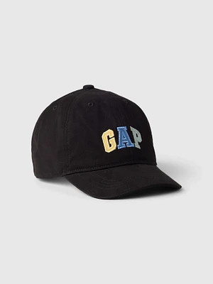 Kids Organic Cotton Logo Baseball Hat