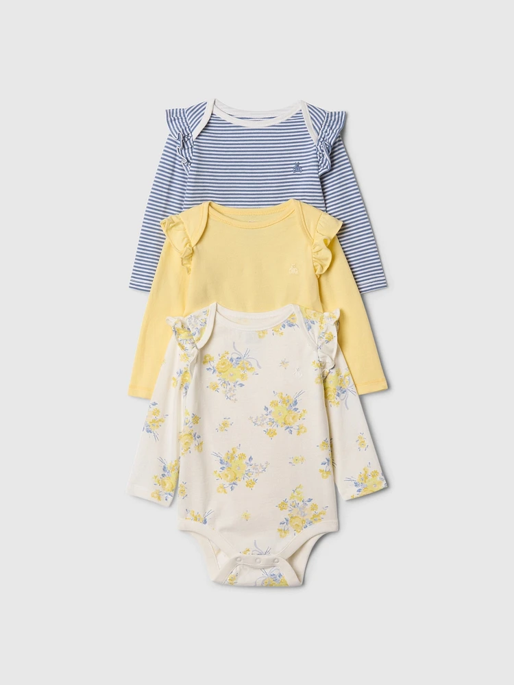 Baby First Favorites Organic Cotton Ruffle Bodysuit