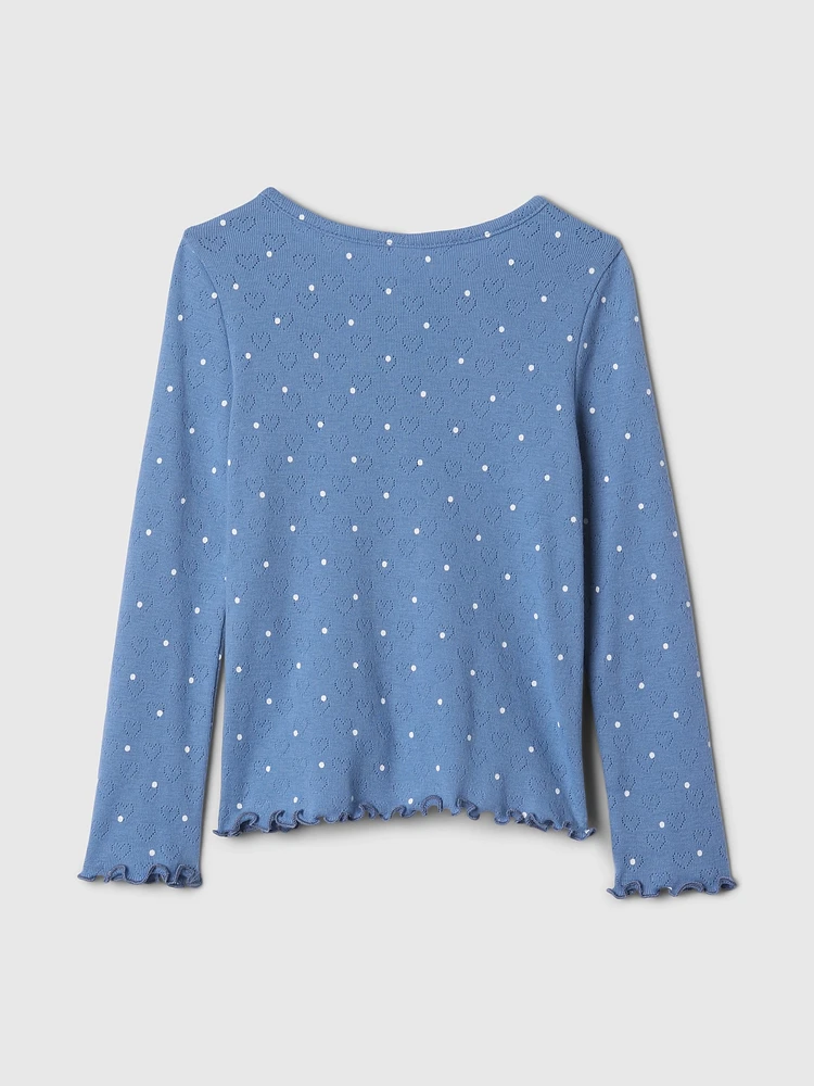 Baby & Toddler Pointelle Henley Shirt