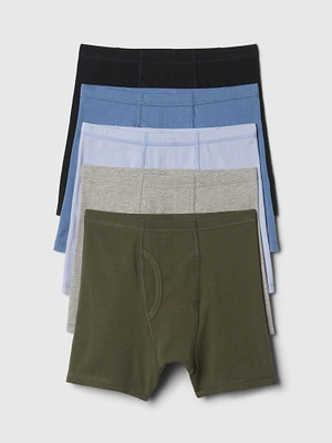Kids Solid Boxer Briefs