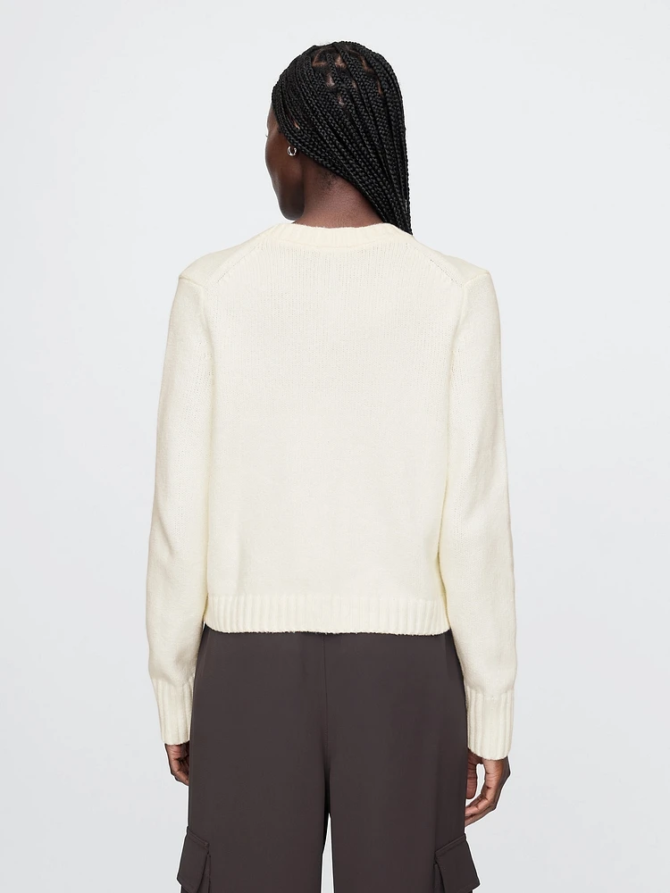 CashSoft Crop Cardigan