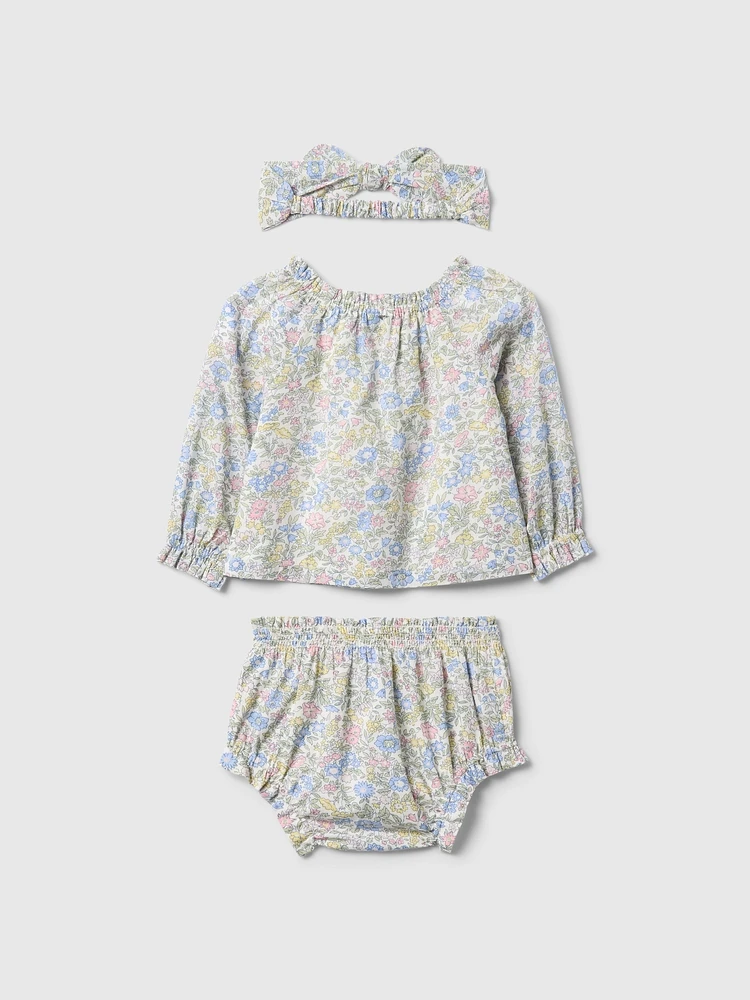 Baby Floral Outfit Set