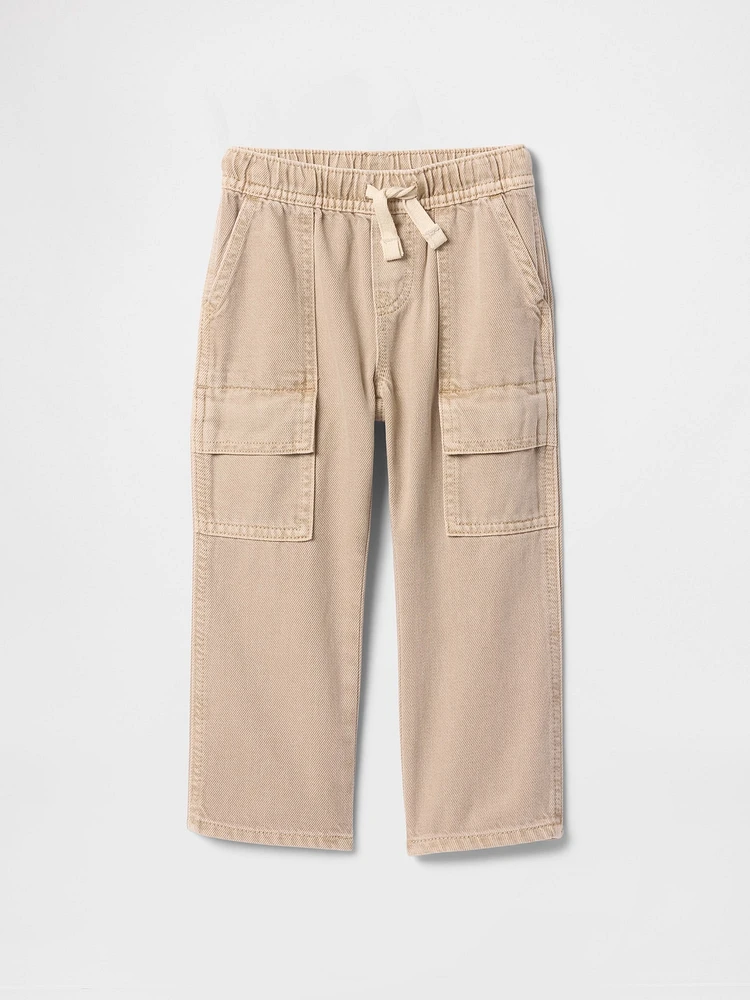 Baby & Toddler UltraSoft Pull-On Baggy Cargo Jeans