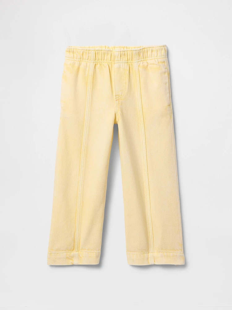 Baby & Toddler UltraSoft Pull-On Baggy Wide-Leg Jeans
