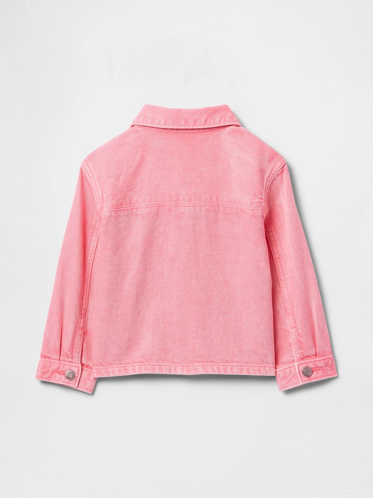 Baby & Toddler UltraSoft Denim Logo Chore Jacket