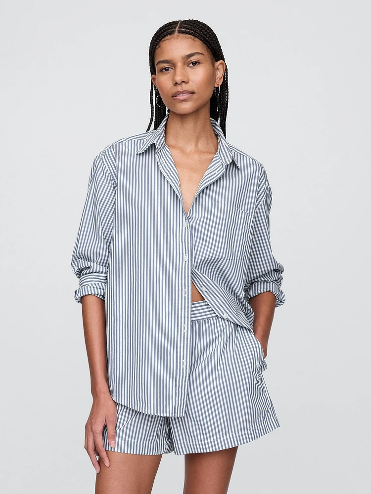 Organic Cotton Poplin Big Shirt