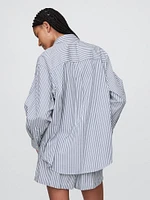 Organic Cotton Poplin Big Shirt