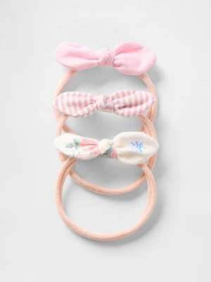 Baby Organic Cotton Bow Headbands