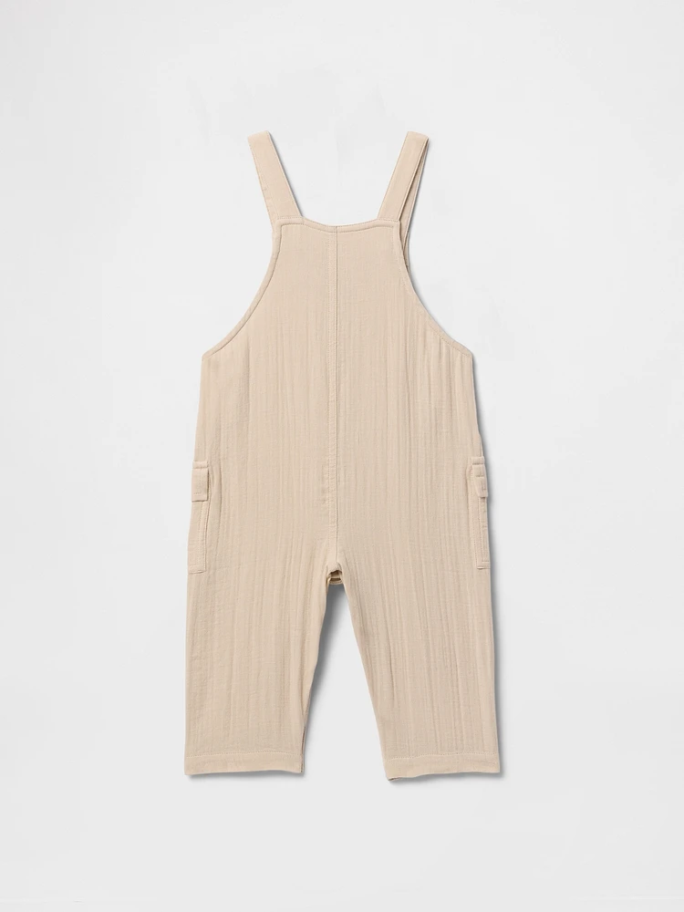 Baby Crinkle Gauze Overalls