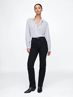 Relaxed Button-Front Shirt