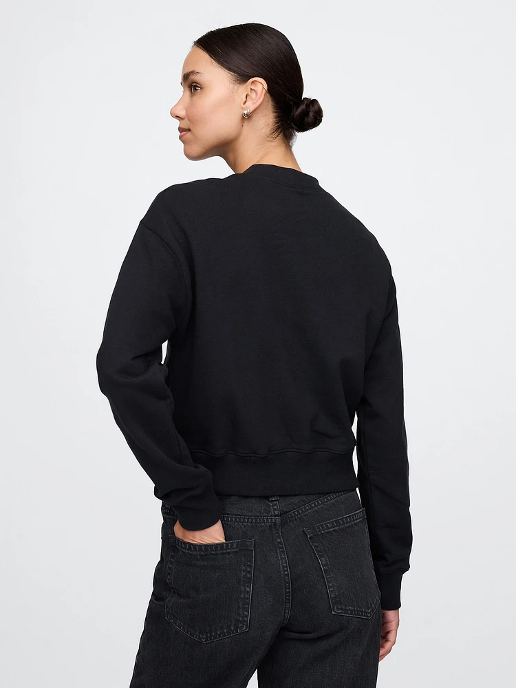 Heavyweight French Terry Crop Sweatshirt