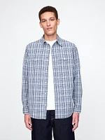 Organic Cotton Poplin Western Shirt