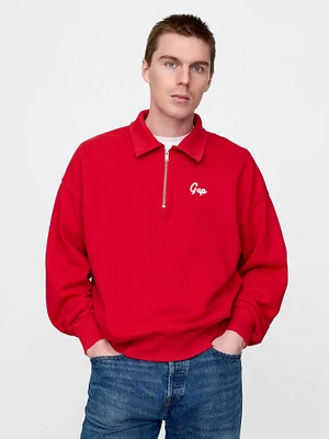 Logo Polo Shirt Sweatshirt