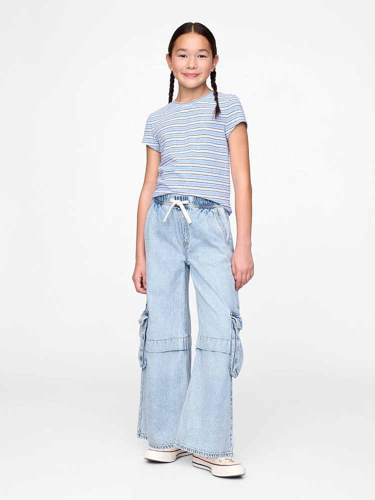 Kids UltraSoft Baggy Cargo Jeans