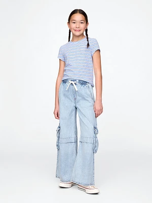 Kids UltraSoft Baggy Cargo Jeans