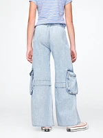 Kids UltraSoft Baggy Cargo Jeans