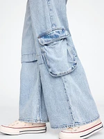 Kids UltraSoft Baggy Cargo Jeans