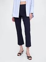 High Rise Ponte Crop Kick Pants
