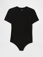 CloseKnit Jersey T-Shirt Thong Bodysuit