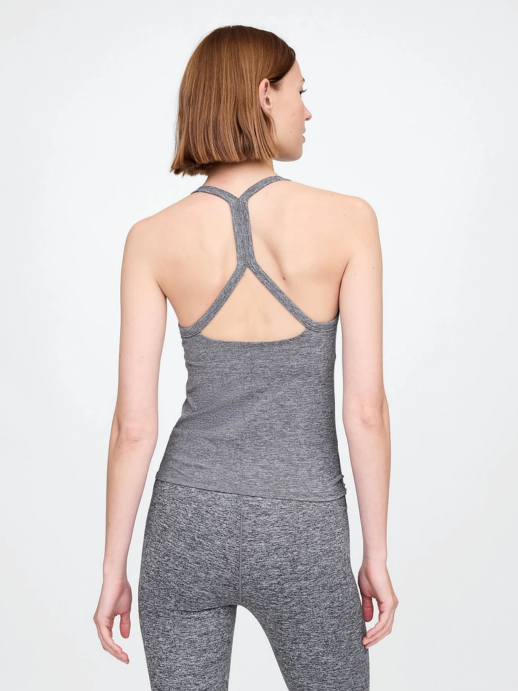 GapFit Smooth Jersey Racerback Tank Top