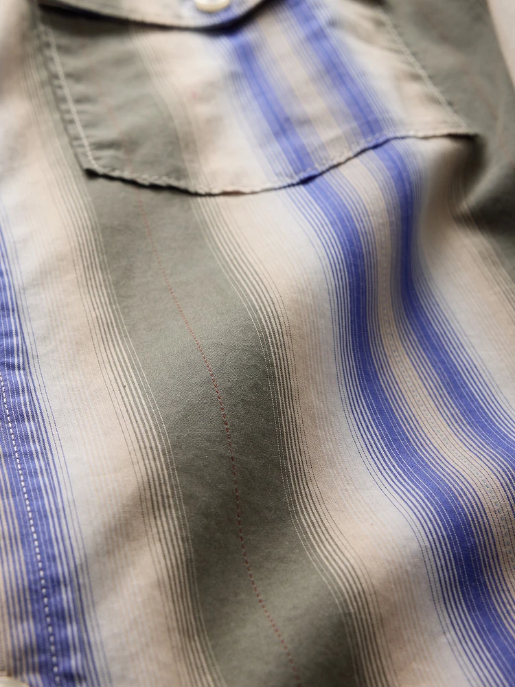 Organic Cotton Poplin Western Shirt