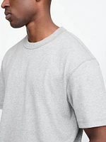 T-shirt court en tissu épais