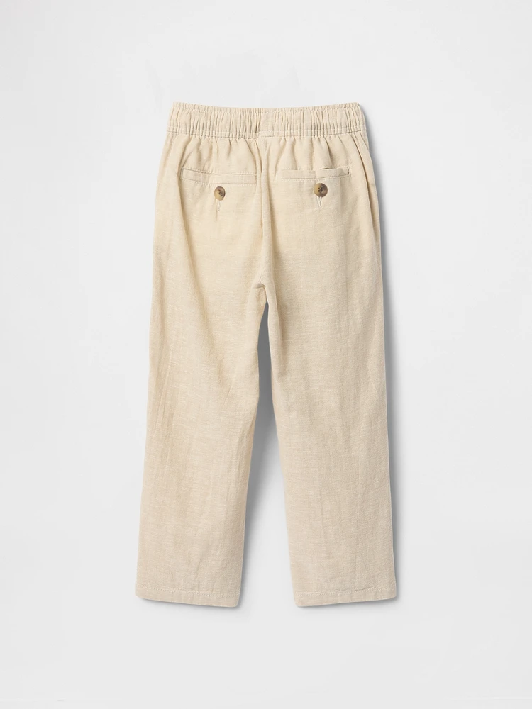 Baby & Toddler Linen-Cotton Pull-On Pants