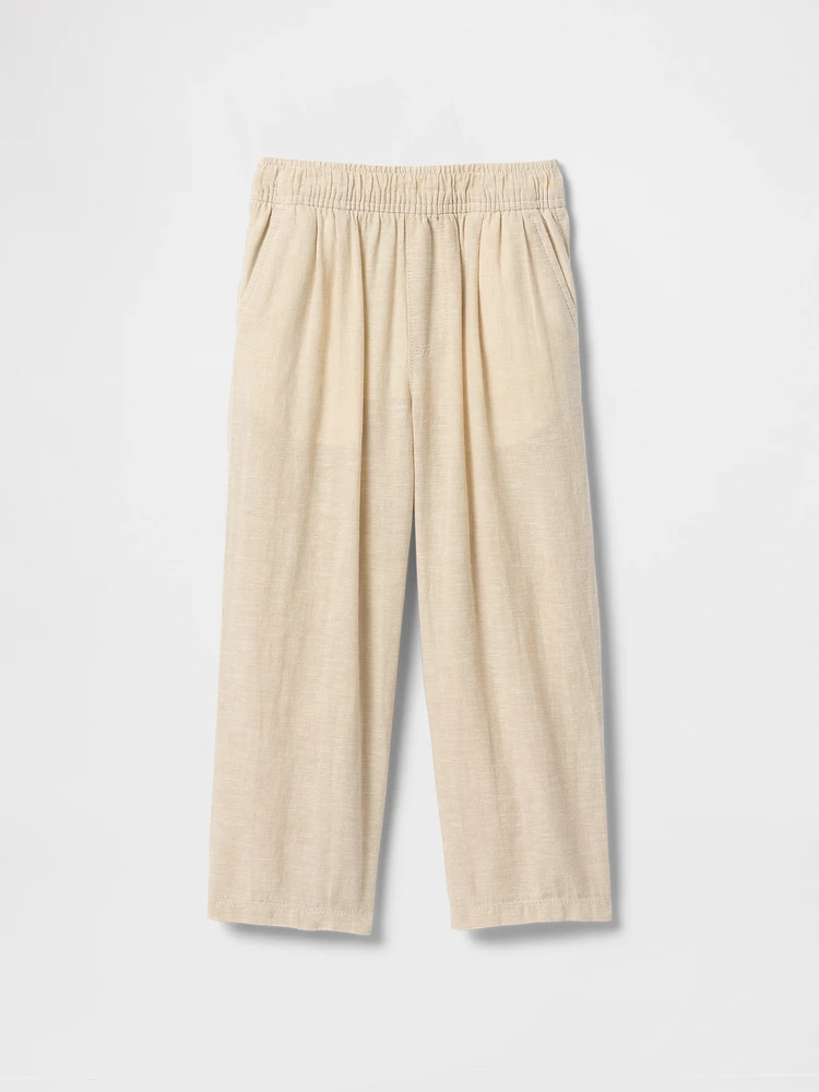 Baby & Toddler Linen-Cotton Pull-On Pants
