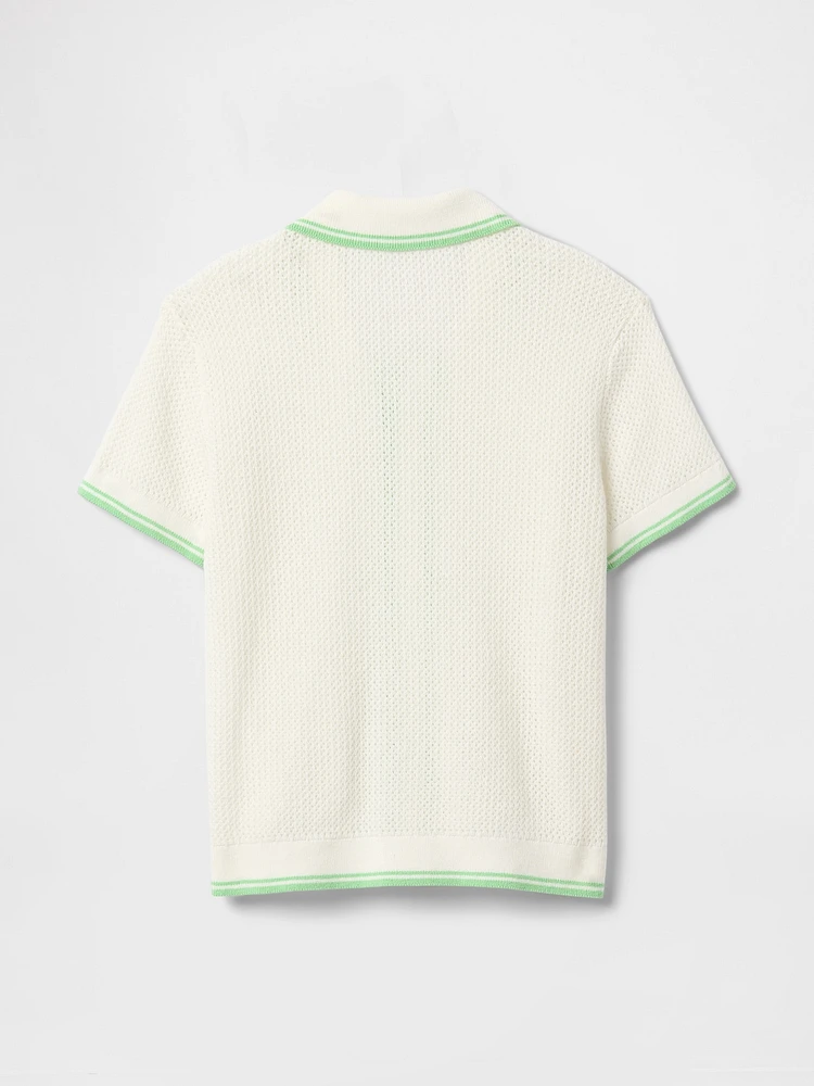 Baby & Toddler Textured Sweater Shirt