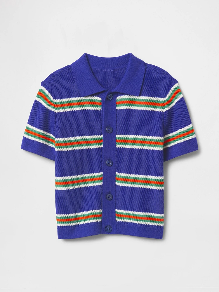 Baby & Toddler Crochet Cabana Shirt