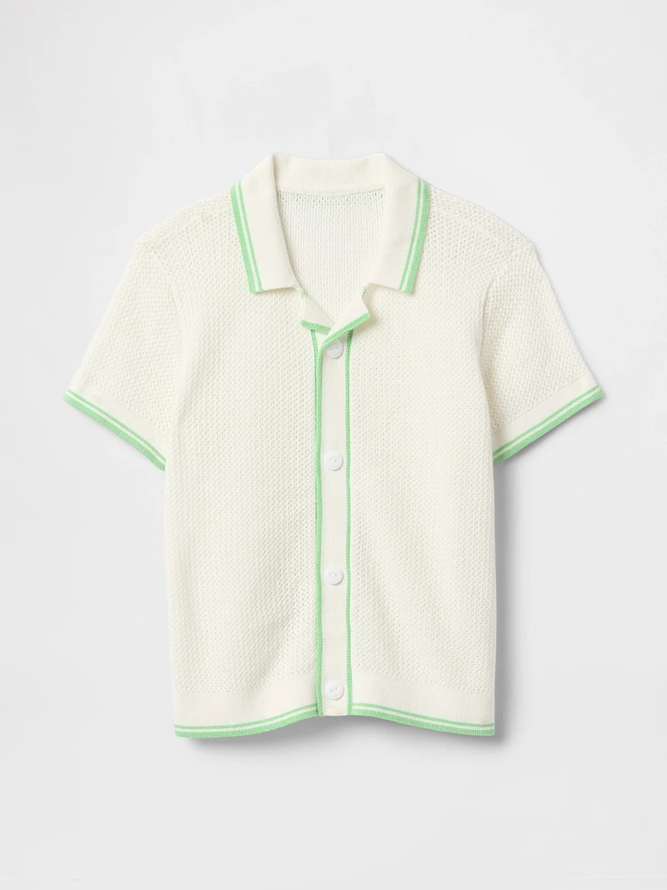 Baby & Toddler Textured Sweater Shirt