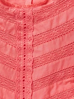 Kids Lace Tiered Ruffle Dress