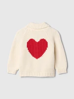 Baby Heart Shawl Cardigan