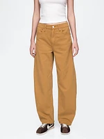 High Rise Barrel Jeans