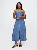 UltraSoft Denim Maxi Dress