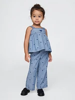 Baby & Toddler Chambray Heart Outfit Set
