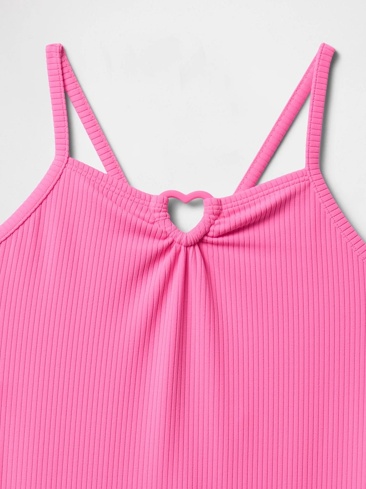 Kids Rib One-Piece Swimsuit