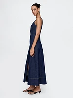 UltraSoft Denim Maxi Dress