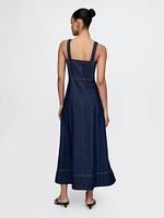 UltraSoft Denim Maxi Dress