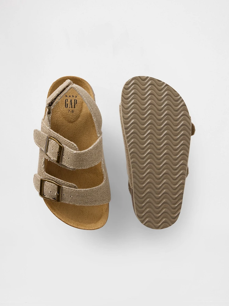 Toddler Buckle Cork Sandals